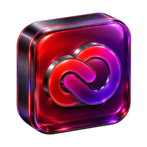 أيقونة ثلاثية الأبعاد لمنتج Adobe Creative Cloud